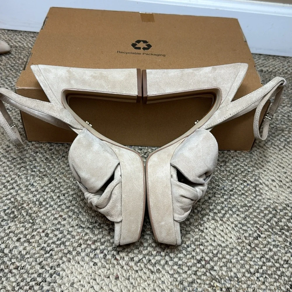 Sam Edelman Women's Kristen Platform Sandal, Cappuccino, Size 9